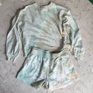 Abercrombie & Fitch Pastel Tie-Dye Loungewear Set